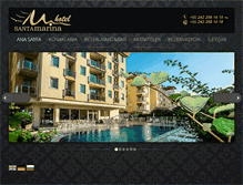 Tablet Screenshot of hotelsantamarina.com